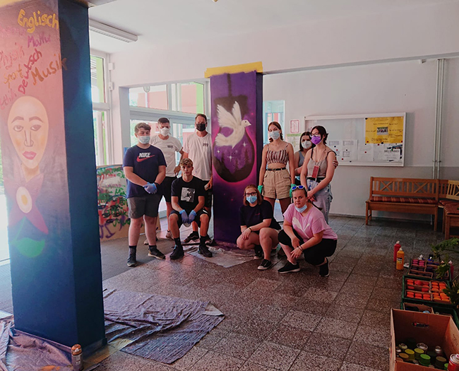 Graffiti lebt, auch in der Ganztagsschule in Egeln
